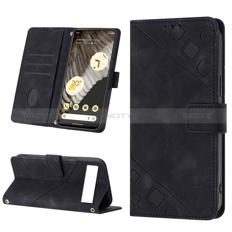 Coque Portefeuille Livre Cuir Etui Clapet Y03B pour Google Pixel 7a 5G Plus