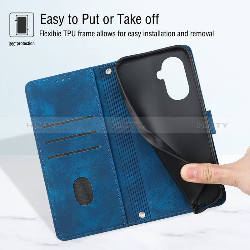 Coque Portefeuille Livre Cuir Etui Clapet Y03B pour Huawei Nova Y70 Plus