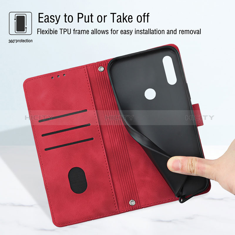 Coque Portefeuille Livre Cuir Etui Clapet Y03B pour Huawei Y9 Prime (2019) Plus