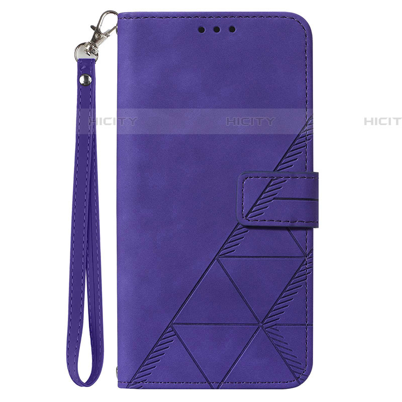 Coque Portefeuille Livre Cuir Etui Clapet Y03B pour Samsung Galaxy A04s Violet Plus