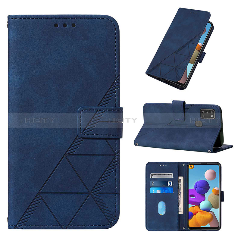 Coque Portefeuille Livre Cuir Etui Clapet Y03B pour Samsung Galaxy A21s Plus