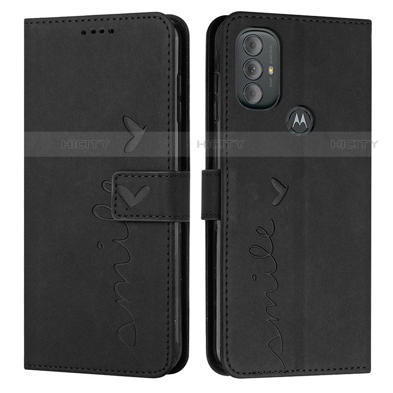 Coque Portefeuille Livre Cuir Etui Clapet Y03X pour Motorola Moto G Play Gen 2 Noir Plus