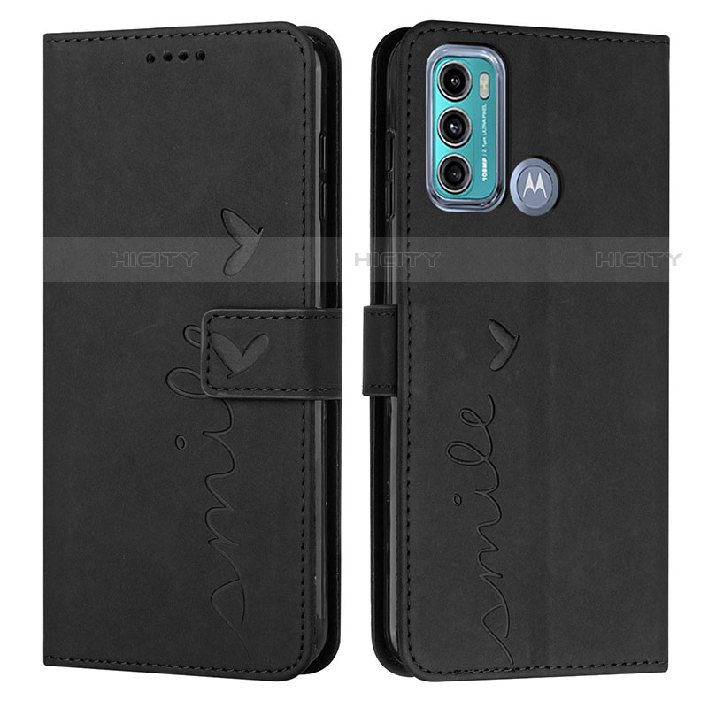 Coque Portefeuille Livre Cuir Etui Clapet Y03X pour Motorola Moto G40 Fusion Noir Plus