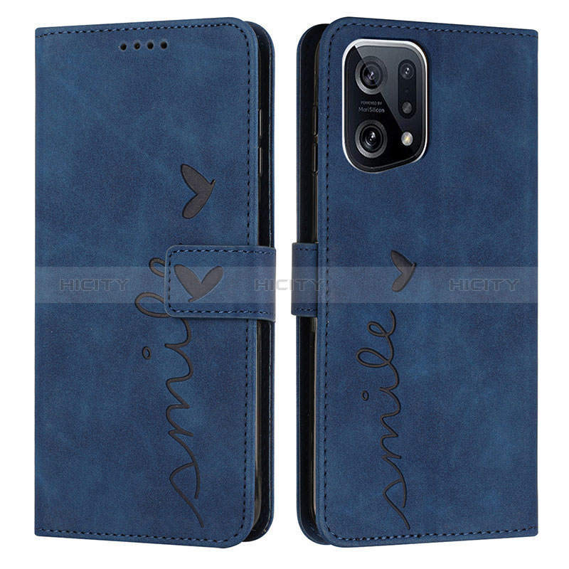 Coque Portefeuille Livre Cuir Etui Clapet Y03X pour Oppo Find X5 5G Plus