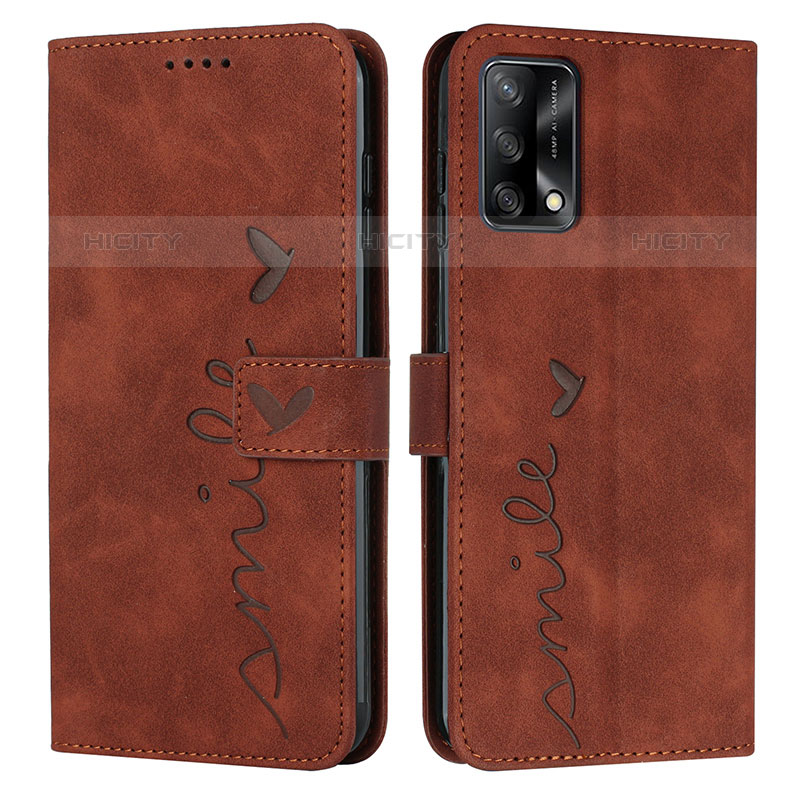 Coque Portefeuille Livre Cuir Etui Clapet Y03X pour Oppo Reno6 Lite Marron Plus