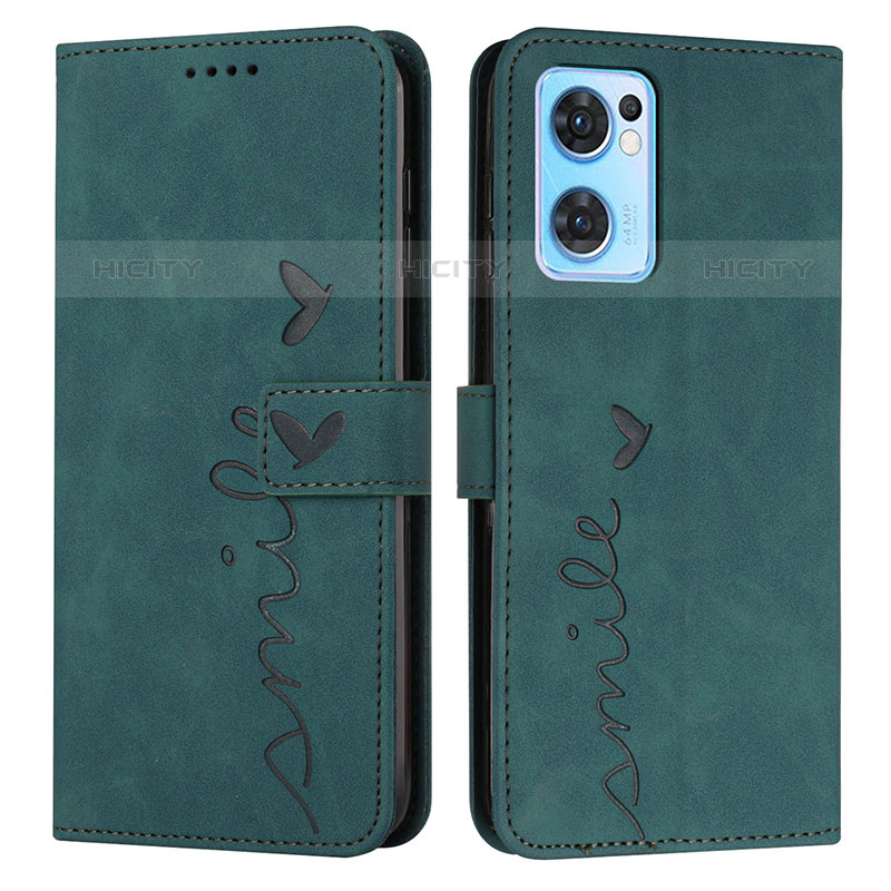 Coque Portefeuille Livre Cuir Etui Clapet Y03X pour Oppo Reno7 5G Plus