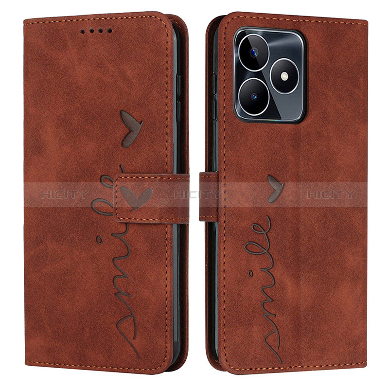 Coque Portefeuille Livre Cuir Etui Clapet Y03X pour Realme C51 Plus