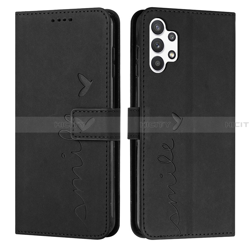 Coque Portefeuille Livre Cuir Etui Clapet Y03X pour Samsung Galaxy A13 4G Noir Plus