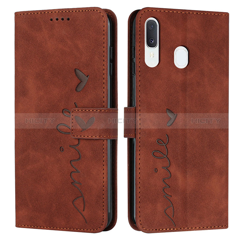 Coque Portefeuille Livre Cuir Etui Clapet Y03X pour Samsung Galaxy A20 Plus