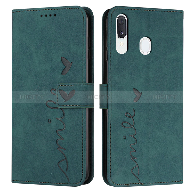 Coque Portefeuille Livre Cuir Etui Clapet Y03X pour Samsung Galaxy A20 Plus