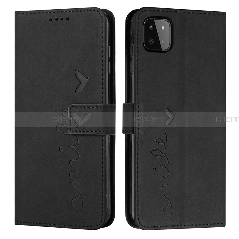 Coque Portefeuille Livre Cuir Etui Clapet Y03X pour Samsung Galaxy A22 5G Noir Plus