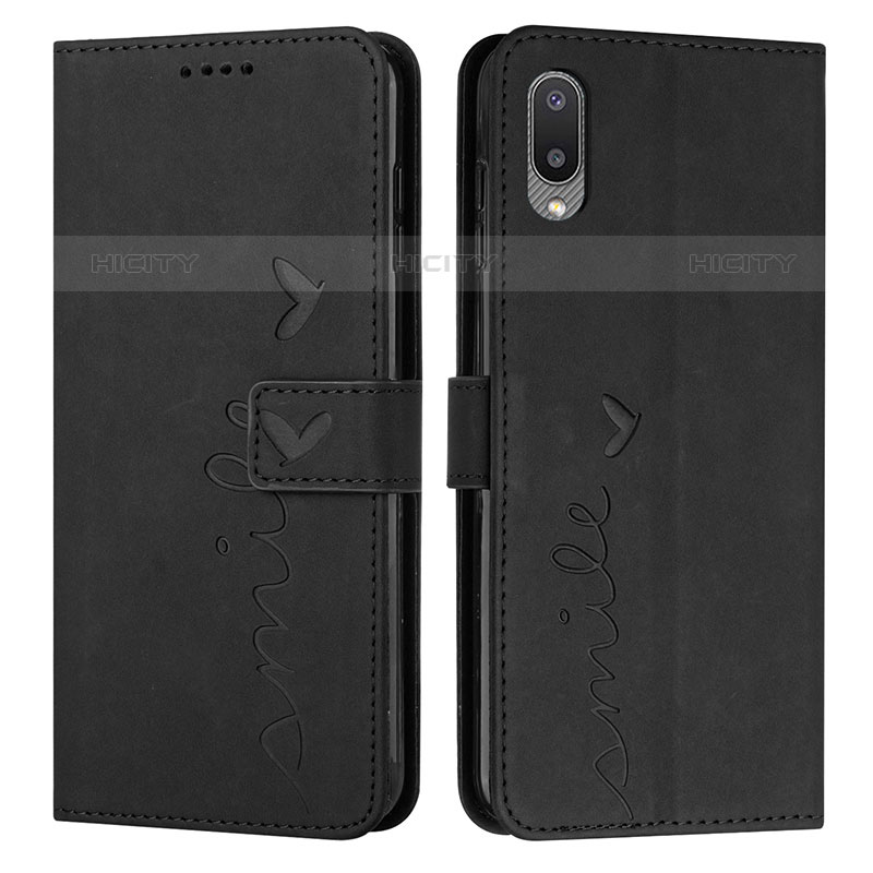 Coque Portefeuille Livre Cuir Etui Clapet Y03X pour Samsung Galaxy M02 Noir Plus