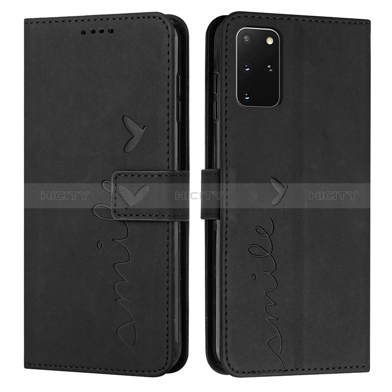 Coque Portefeuille Livre Cuir Etui Clapet Y03X pour Samsung Galaxy S20 Plus 5G Noir Plus