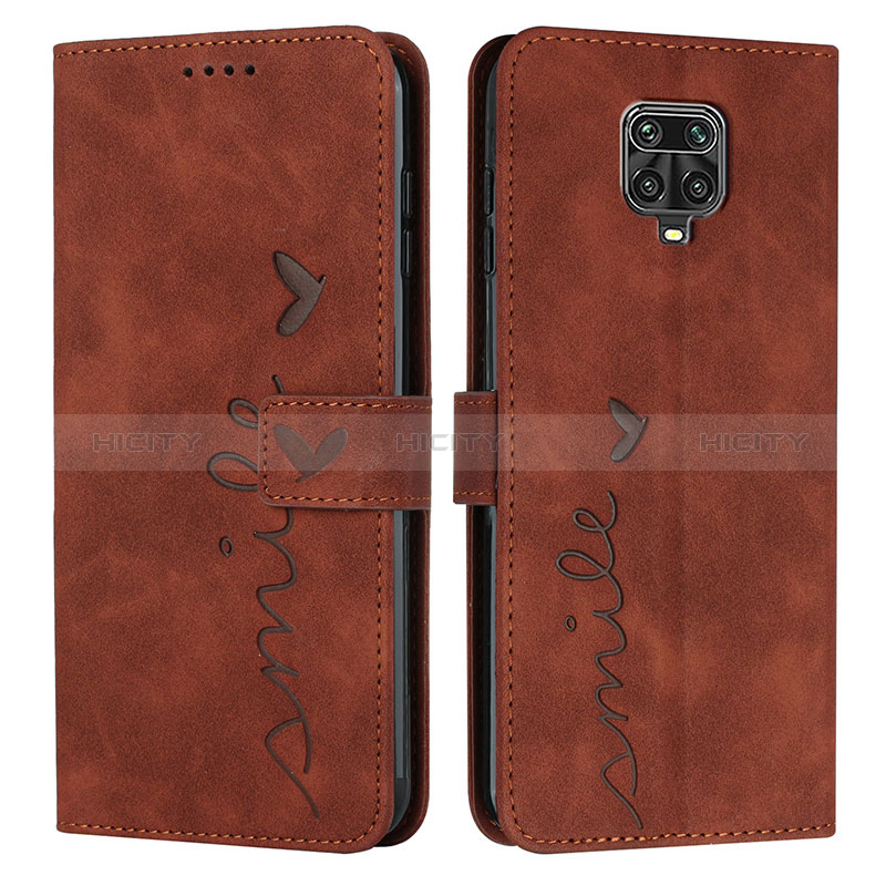 Coque Portefeuille Livre Cuir Etui Clapet Y03X pour Xiaomi Poco M2 Pro Marron Plus