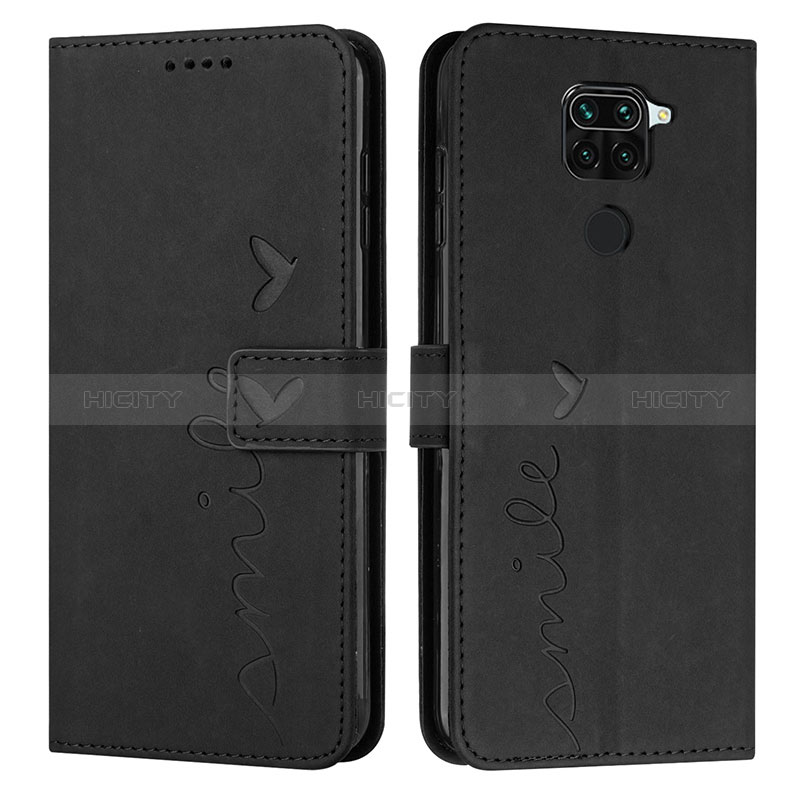 Coque Portefeuille Livre Cuir Etui Clapet Y03X pour Xiaomi Redmi 10X 4G Noir Plus