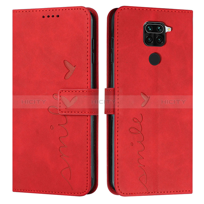 Coque Portefeuille Livre Cuir Etui Clapet Y03X pour Xiaomi Redmi 10X 4G Rouge Plus