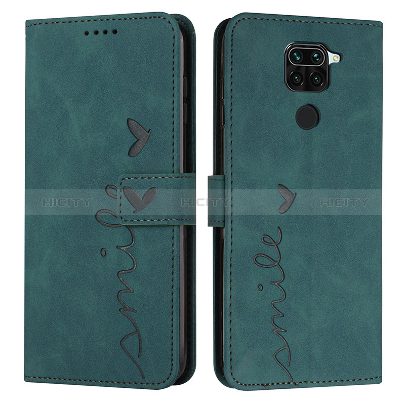 Coque Portefeuille Livre Cuir Etui Clapet Y03X pour Xiaomi Redmi 10X 4G Vert Plus