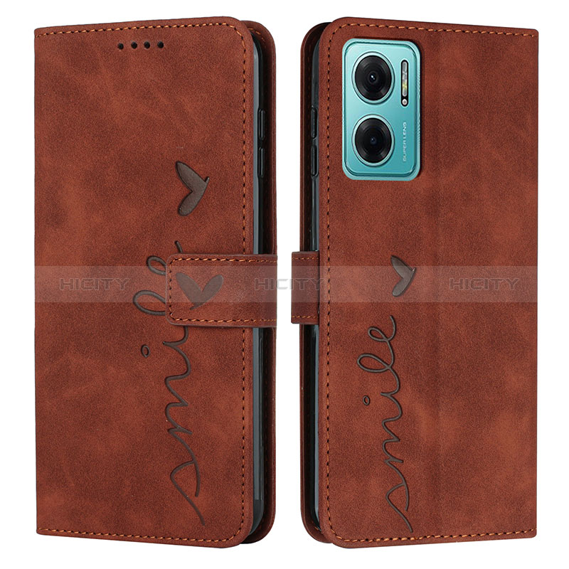 Coque Portefeuille Livre Cuir Etui Clapet Y03X pour Xiaomi Redmi 11 Prime 5G Marron Plus