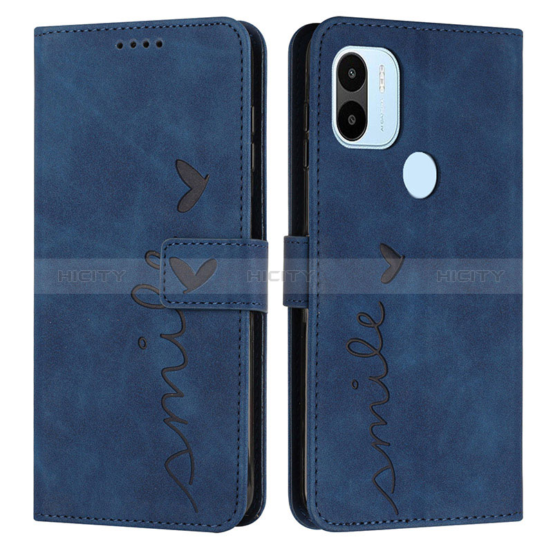 Coque Portefeuille Livre Cuir Etui Clapet Y03X pour Xiaomi Redmi A1 Plus Bleu Plus