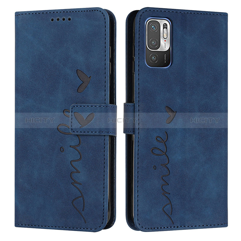 Coque Portefeuille Livre Cuir Etui Clapet Y03X pour Xiaomi Redmi Note 11 SE 5G Bleu Plus