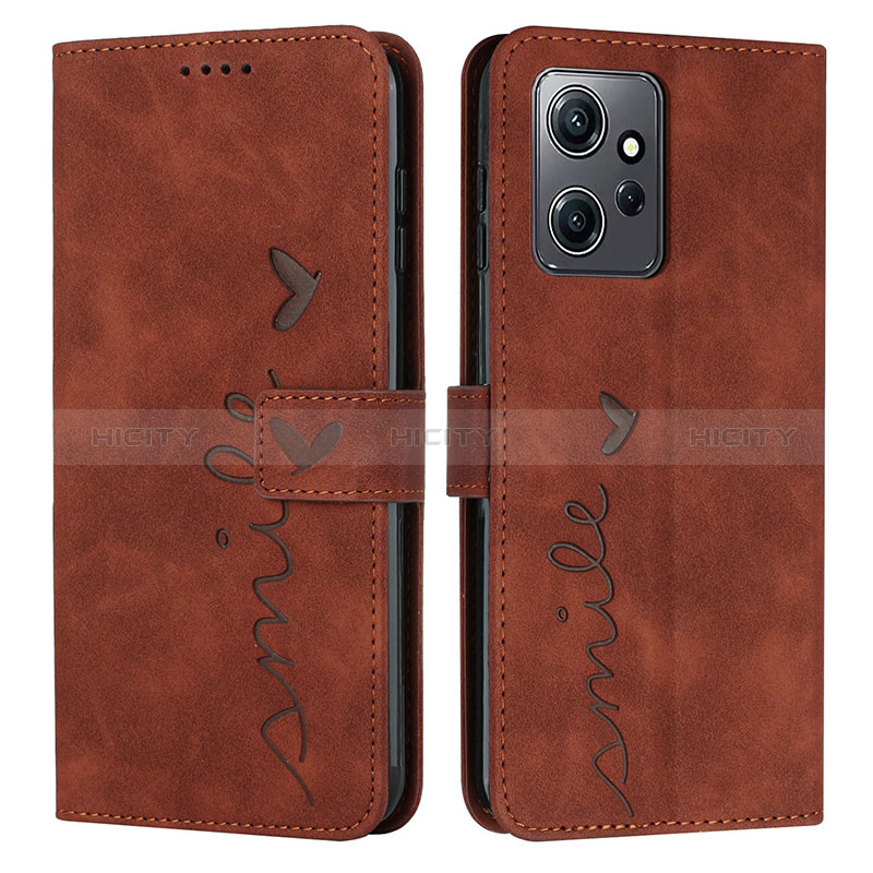 Coque Portefeuille Livre Cuir Etui Clapet Y03X pour Xiaomi Redmi Note 12 4G Marron Plus