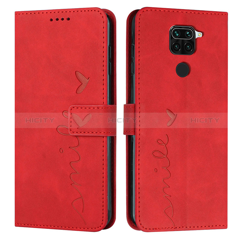 Coque Portefeuille Livre Cuir Etui Clapet Y03X pour Xiaomi Redmi Note 9 Rouge Plus