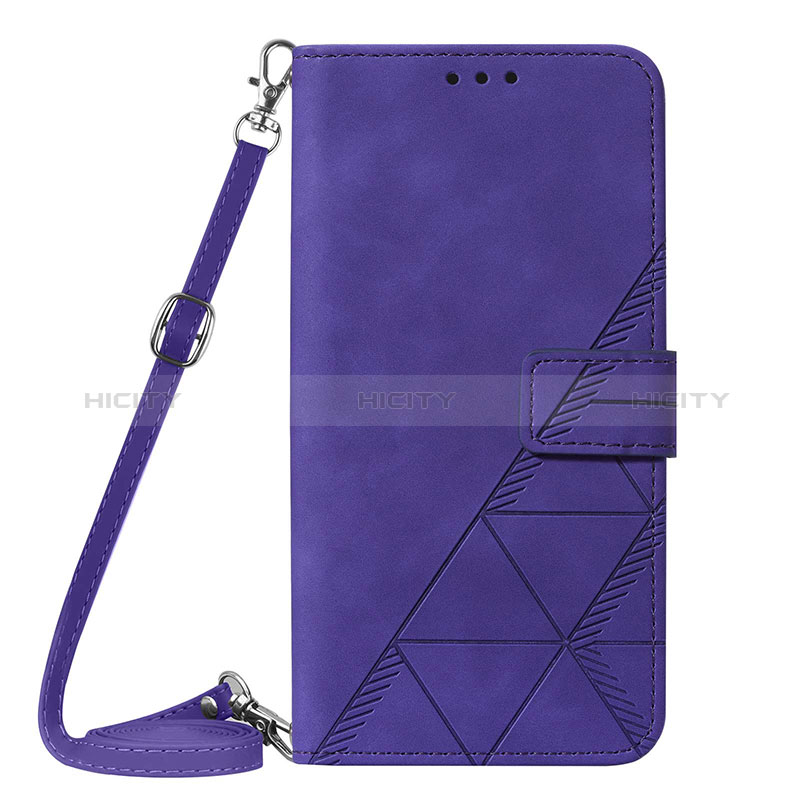Coque Portefeuille Livre Cuir Etui Clapet Y04B pour Samsung Galaxy A15 4G Violet Plus
