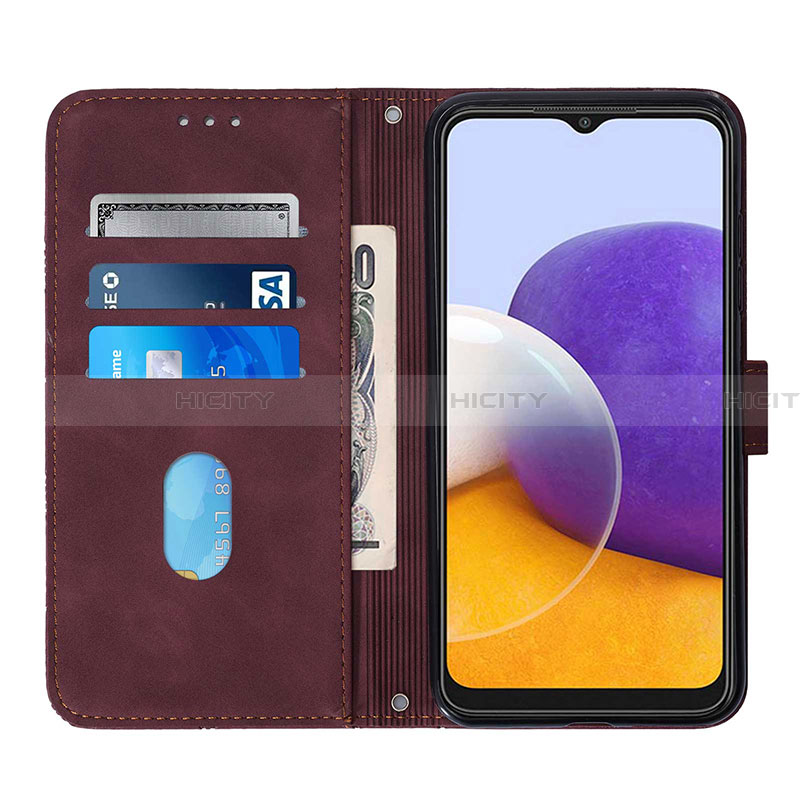 Coque Portefeuille Livre Cuir Etui Clapet Y04B pour Samsung Galaxy A22 5G Plus