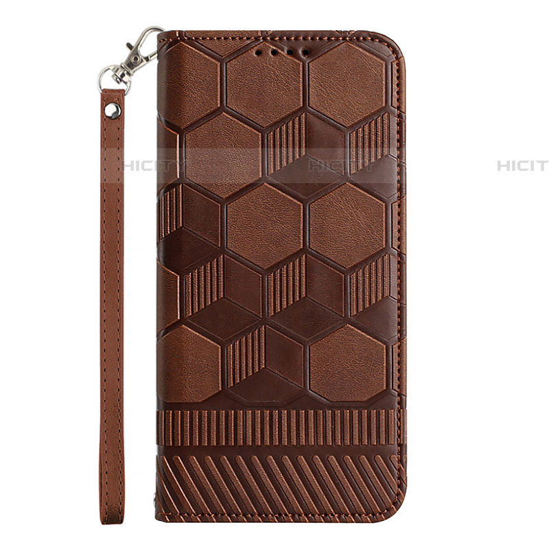 Coque Portefeuille Livre Cuir Etui Clapet Y04B pour Samsung Galaxy A53 5G Marron Plus