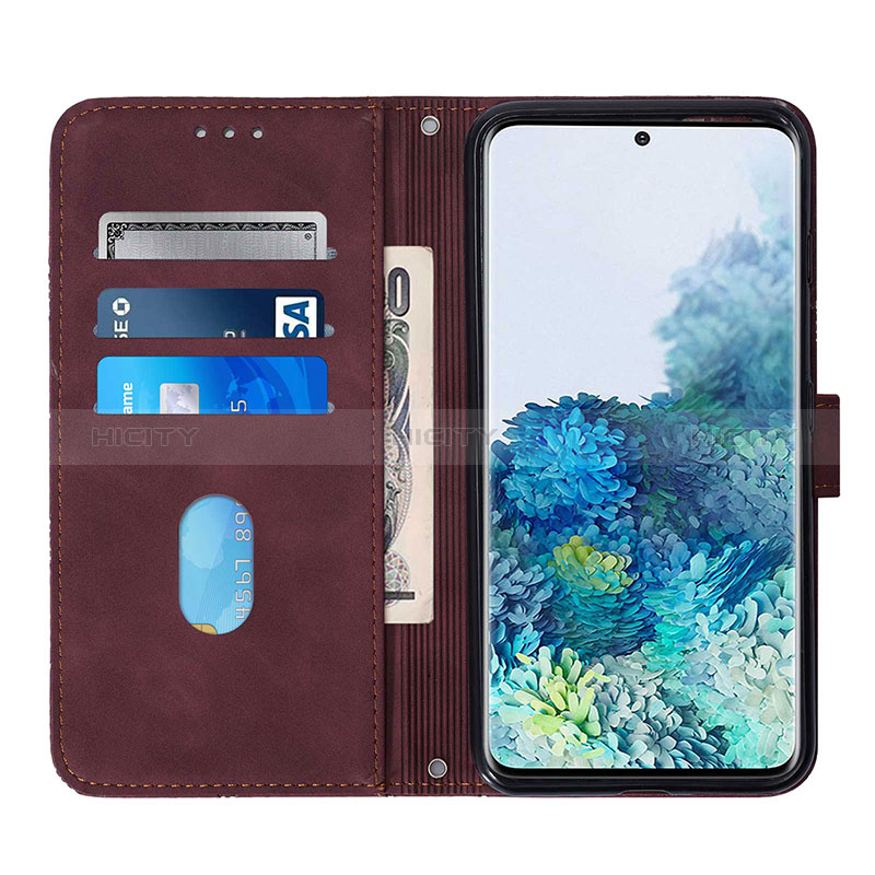 Coque Portefeuille Livre Cuir Etui Clapet Y04B pour Samsung Galaxy S20 5G Plus