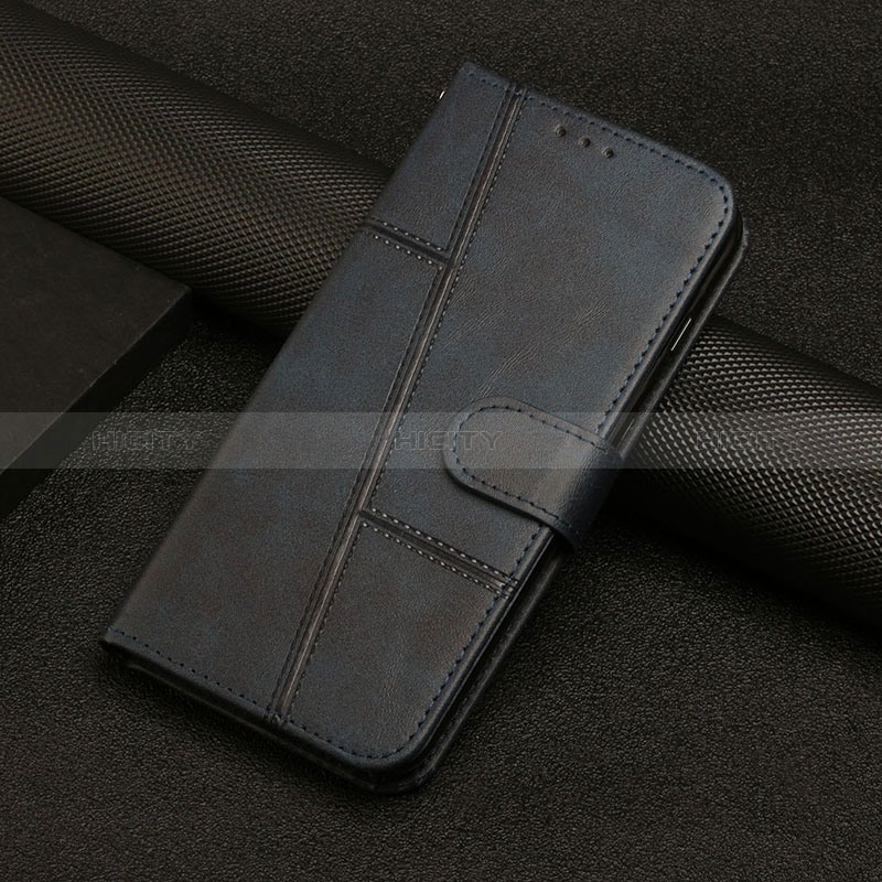 Coque Portefeuille Livre Cuir Etui Clapet Y04X pour Google Pixel 6 5G Bleu Plus