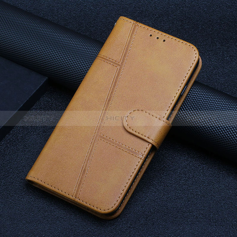 Coque Portefeuille Livre Cuir Etui Clapet Y04X pour Google Pixel 7 5G Brun Clair Plus