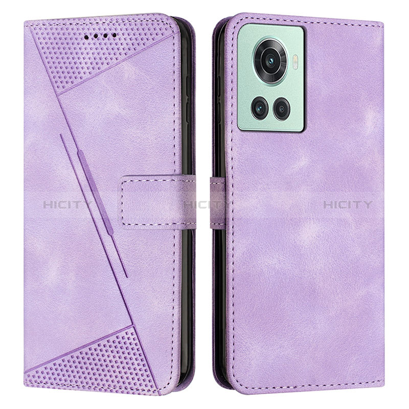 Coque Portefeuille Livre Cuir Etui Clapet Y04X pour OnePlus 10R 5G Violet Plus