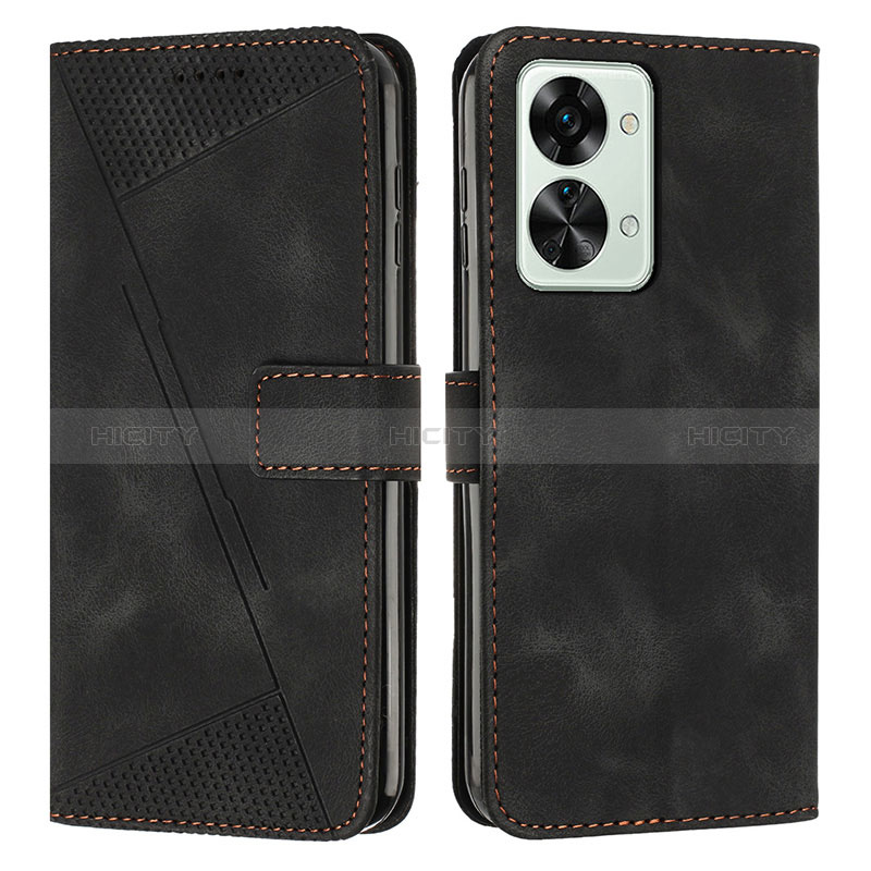 Coque Portefeuille Livre Cuir Etui Clapet Y04X pour OnePlus Nord 2T 5G Noir Plus