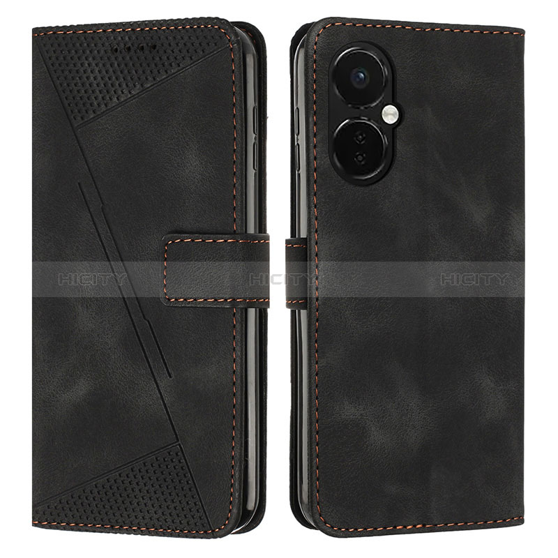 Coque Portefeuille Livre Cuir Etui Clapet Y04X pour OnePlus Nord CE 3 5G Noir Plus