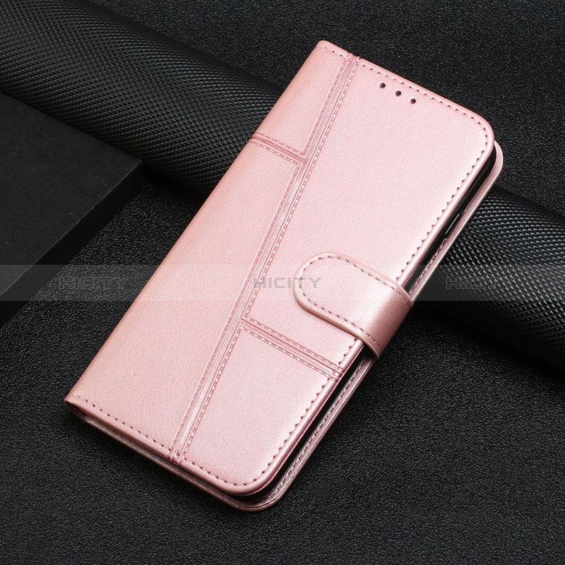 Coque Portefeuille Livre Cuir Etui Clapet Y04X pour Oppo Reno10 Pro+ Plus 5G Or Rose Plus