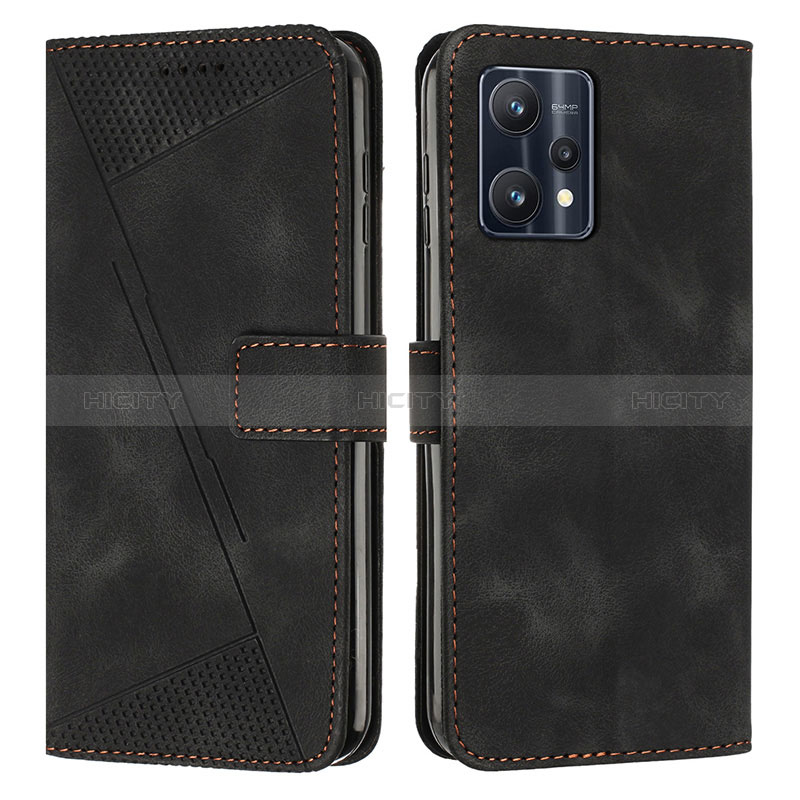 Coque Portefeuille Livre Cuir Etui Clapet Y04X pour Realme Q5 5G Noir Plus