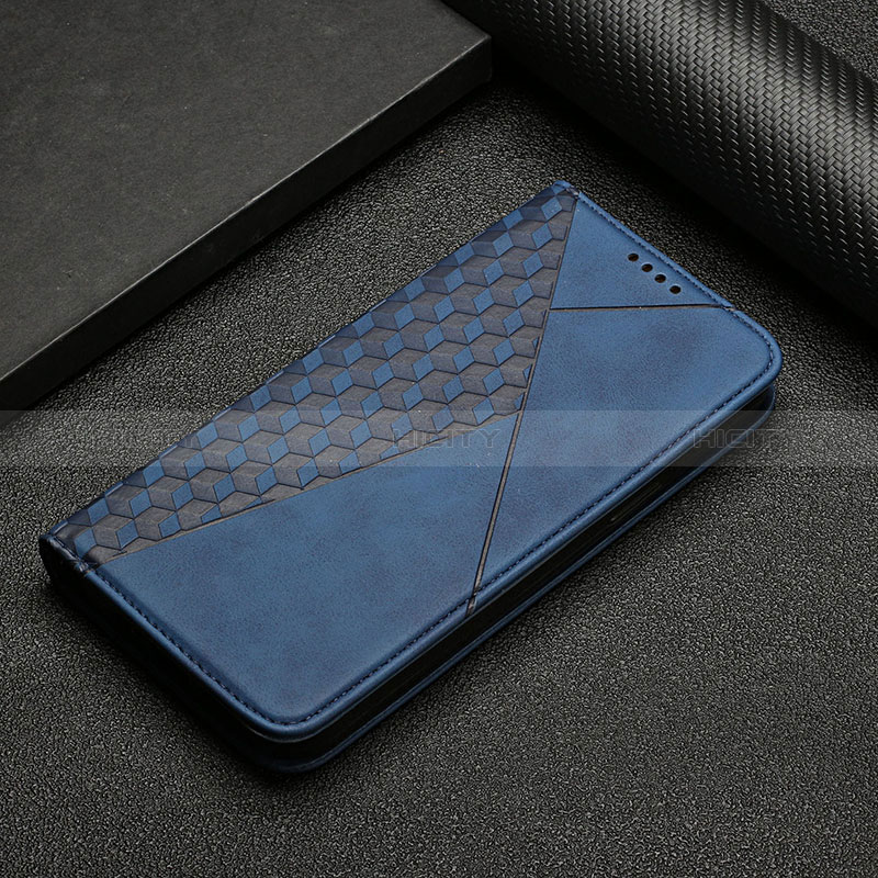 Coque Portefeuille Livre Cuir Etui Clapet Y05X pour Google Pixel 7 5G Bleu Plus