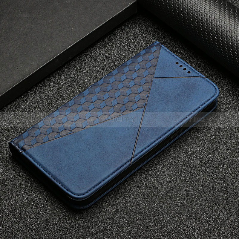 Coque Portefeuille Livre Cuir Etui Clapet Y05X pour Google Pixel 7 Pro 5G Bleu Plus