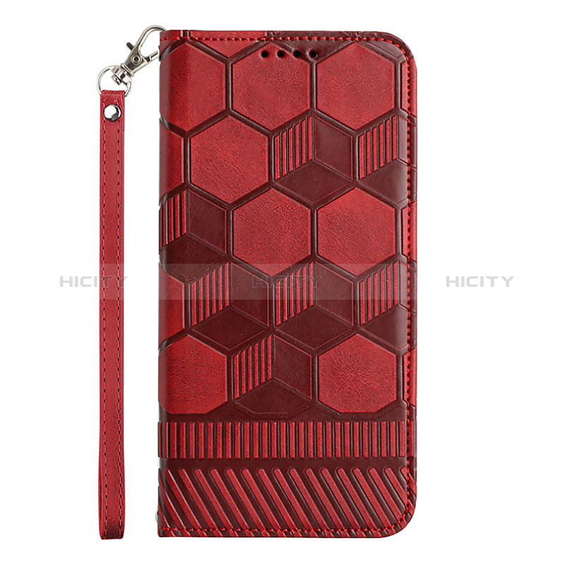 Coque Portefeuille Livre Cuir Etui Clapet Y06B pour Samsung Galaxy S20 FE (2022) 5G Rouge Plus