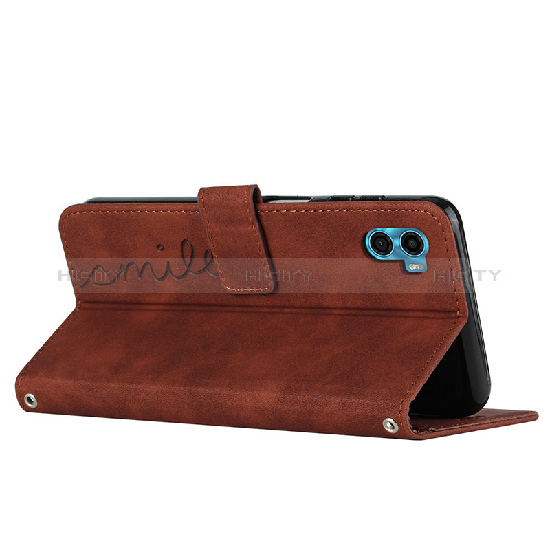 Coque Portefeuille Livre Cuir Etui Clapet Y06X pour Motorola Moto E22S Plus