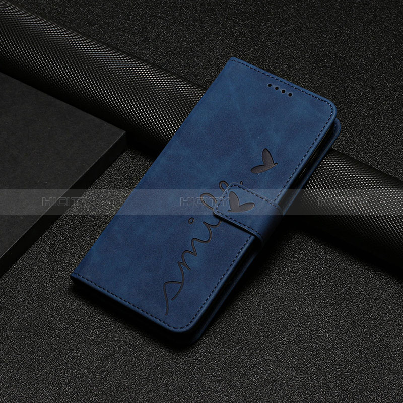 Coque Portefeuille Livre Cuir Etui Clapet Y06X pour Motorola Moto Edge (2023) 5G Bleu Plus