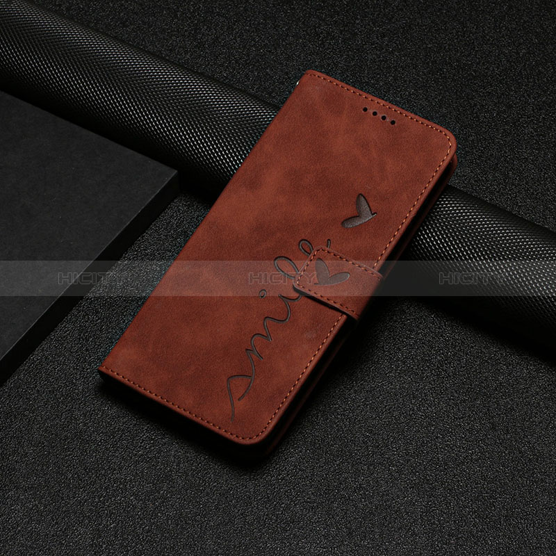 Coque Portefeuille Livre Cuir Etui Clapet Y06X pour Motorola Moto Edge (2023) 5G Marron Plus