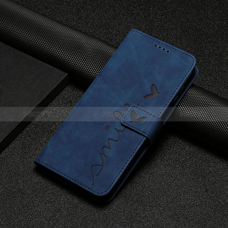 Coque Portefeuille Livre Cuir Etui Clapet Y06X pour Oppo Reno10 Pro+ Plus 5G Bleu Plus