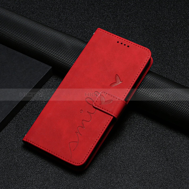 Coque Portefeuille Livre Cuir Etui Clapet Y06X pour Realme 11 5G Rouge Plus