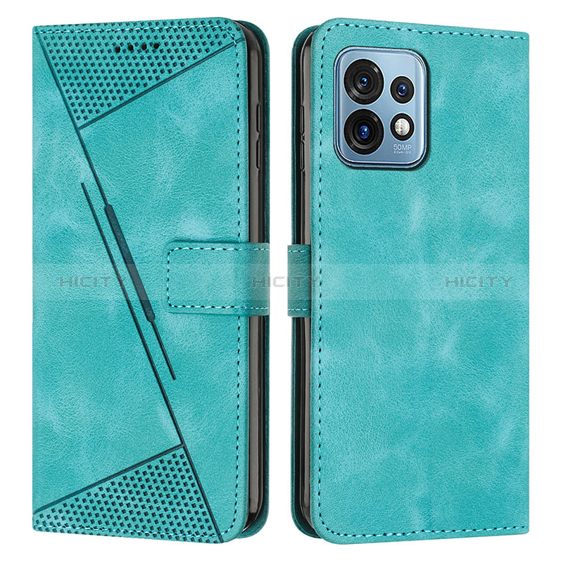 Coque Portefeuille Livre Cuir Etui Clapet Y07X pour Motorola Moto Edge 40 Pro 5G Vert Plus