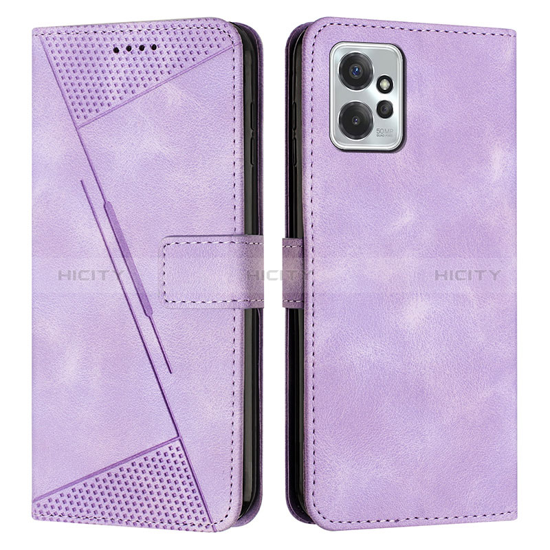 Coque Portefeuille Livre Cuir Etui Clapet Y07X pour Motorola Moto G Power 5G (2023) Violet Plus