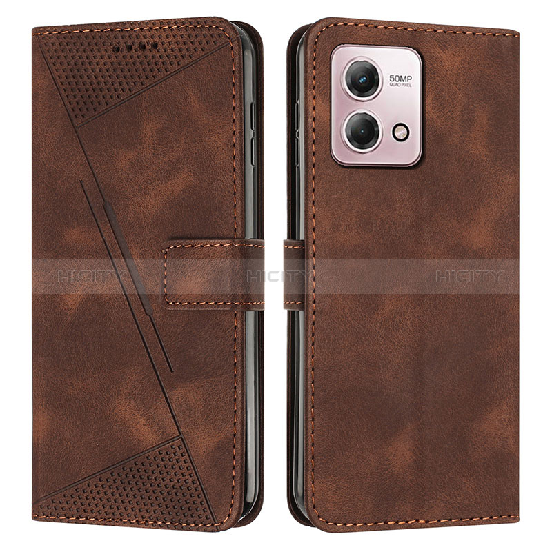 Coque Portefeuille Livre Cuir Etui Clapet Y07X pour Motorola Moto G Stylus (2023) 4G Marron Plus