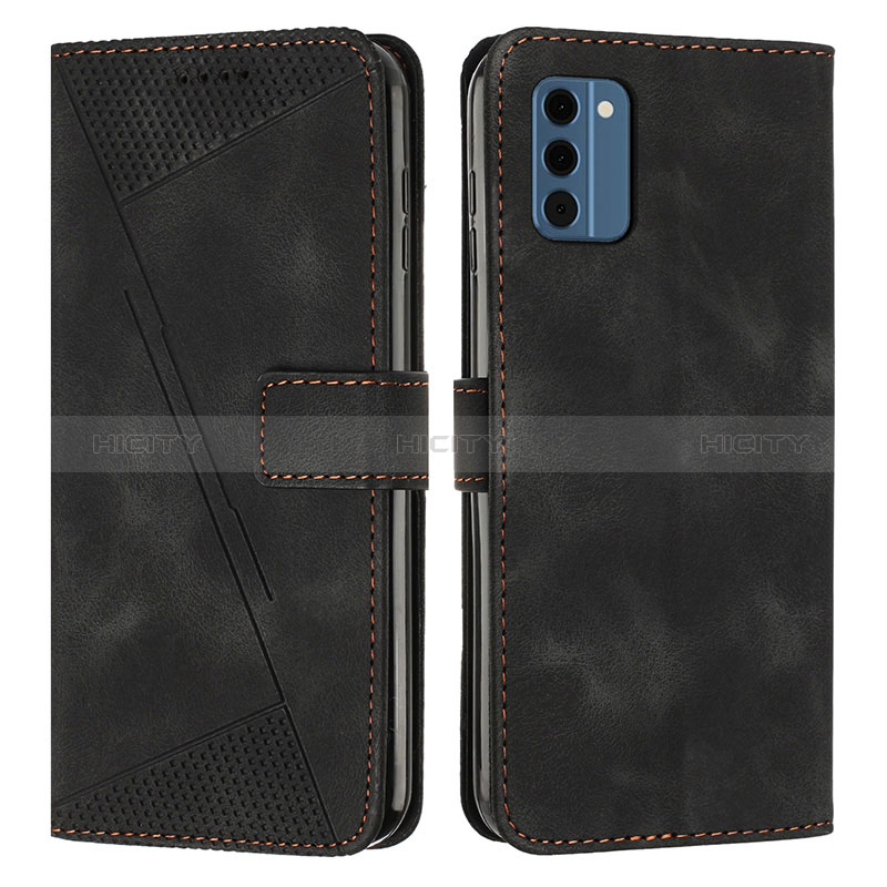 Coque Portefeuille Livre Cuir Etui Clapet Y07X pour Nokia C300 Noir Plus