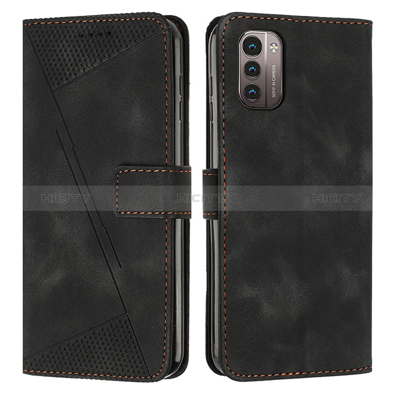 Coque Portefeuille Livre Cuir Etui Clapet Y07X pour Nokia G11 Noir Plus